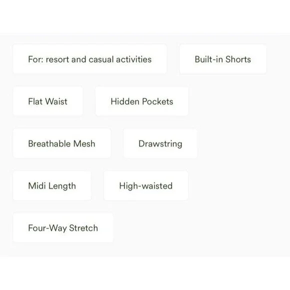 Halara NWT Midi Skirt XL Drawstring Waist Mesh 2-in-1 Flowy - Picture 12 of 12